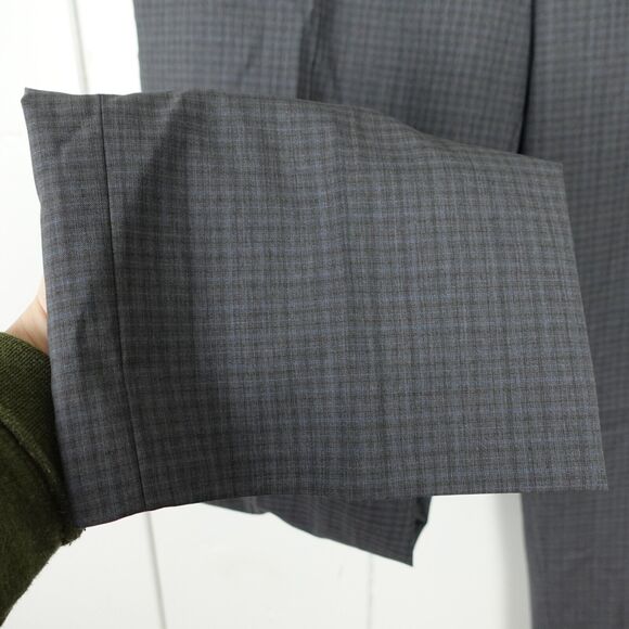 Ted Baker Endurance Sterling Small Checked Trouser Dress Pants Mens SZ 38L Gray - Picture 4 of 16
